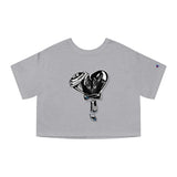 BLACK heart 🖤 Champion Women's Heritage Cropped T-Shirt