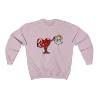 No LOVE 🚫❤️‍🩹 Unisex Heavy Blend™ Crewneck Sweatshirt