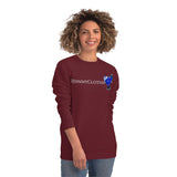 Cold HEARTED 🥶💙 small logo Premium Unisex Changer Sweatshirt