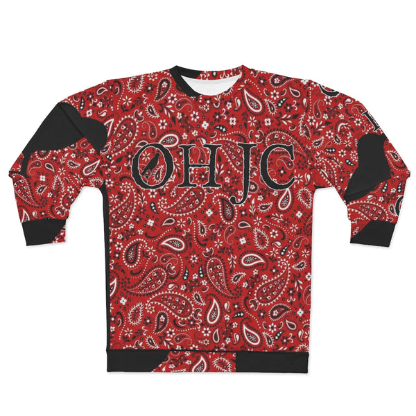RED bandana print 🩸 Unisex Sweatshirt