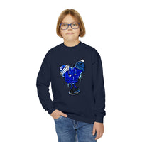 COLD hearted 🥶💙 Youth Crewneck Sweatshirt