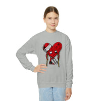 LOVE hurts ❤️‍🩹Youth Crewneck Sweatshirt