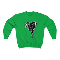 Black Heart 🖤 Unisex Heavy Blend™ Crewneck Sweatshirt