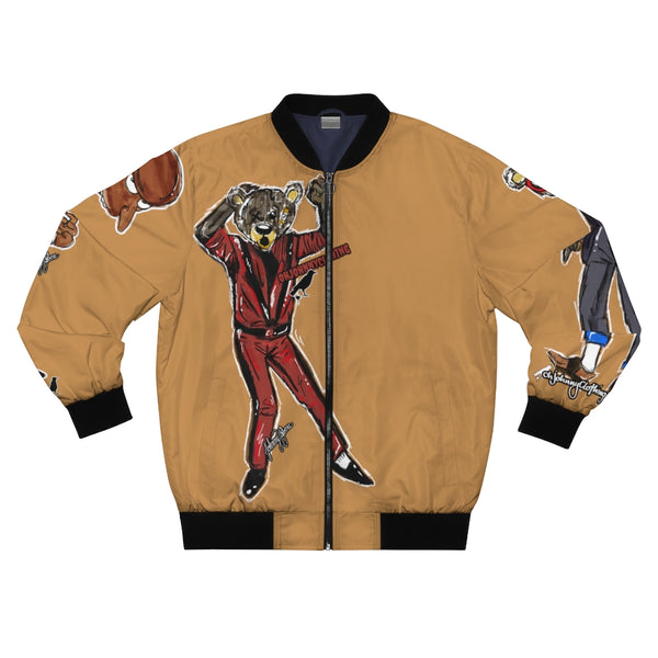 Art Compilation 🖼 light brown Bomber Jacket