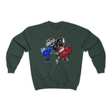 LOVE trio ❤️‍🩹🖤💙 Unisex Heavy Blend™ Crewneck Sweatshirt