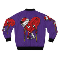 LOVE hurts ❤️‍🩹 purple Bomber Jacket