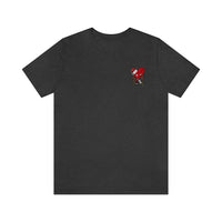LOVE hurts ❤️‍🩹 small front logo Unisex Jersey Short Sleeve Tee