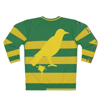 GOOD knees 🧎🏾‍♀️🇨🇬yellow/green striped Unisex Sweatshirt