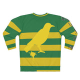 GOOD knees 🧎🏾‍♀️🇨🇬yellow/green striped Unisex Sweatshirt