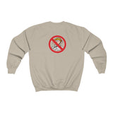 No LOVE 🚫❤️‍🩹 Unisex Heavy Blend™ Crewneck Sweatshirt