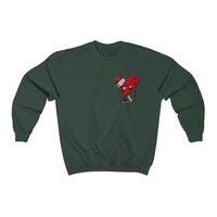 LOVE hurts Small logo ❤️‍🩹 Unisex Heavy Blend™ Crewneck Sweatshirt