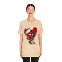 Protect your HEART ❤️‍🩹🔫Unisex Jersey Short Sleeve Tee