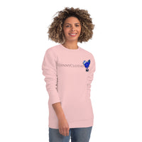 Cold HEARTED 🥶💙 small logo Premium Unisex Changer Sweatshirt