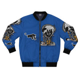 Black PANTHER  🖤🐆  Blue Bomber Jacket
