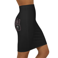 Hands on buns ✋🍑🤚 black Women's Mini Skirt