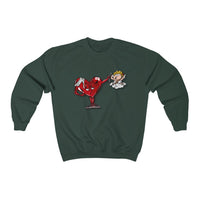 No LOVE 🚫❤️‍🩹 Unisex Heavy Blend™ Crewneck Sweatshirt