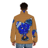 COLD hearted 🥶💙 light brown Men's Puffer Jacket