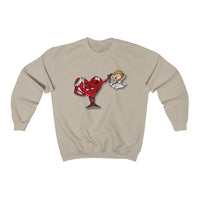 No LOVE 🚫❤️‍🩹 Unisex Heavy Blend™ Crewneck Sweatshirt