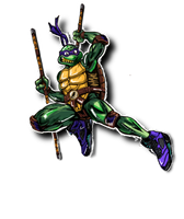 Donatello 🍇🐢 Ninja Turtles Unisex Heavy Blend™ Crewneck Sweatshirt