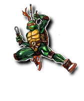 Michelangelo 🍕🐢 Ninja Turtles Unisex Heavy Blend™ Crewneck Sweatshirt