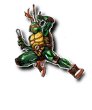Michelangelo 🍕🐢 Ninja Turtles Unisex Heavy Blend™ Crewneck Sweatshirt