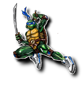 Leonardo 💙🐢 Ninja Turtles Unisex Heavy Blend™ Crewneck Sweatshirt